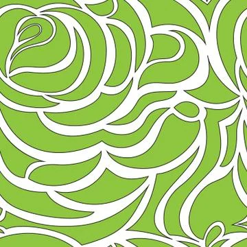 Vector green flowing and seamless background.abstract background Stock Illustration