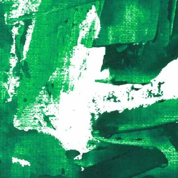 Vector green grass color abstract background brush stroke hand drawn Stock Illustration