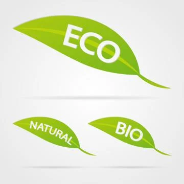 Vector green leafs Stock Illustration