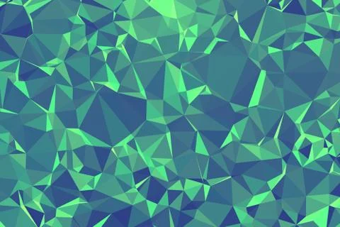 Vector Green Light Polygon Abstract modern Polygonal Geometric Triangle Backg Stock Illustration