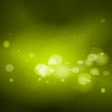 Vector green lights background Stock Illustration