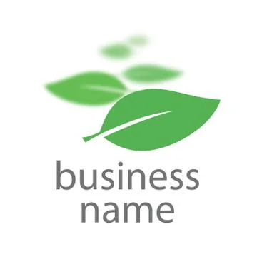 Vector green logo Stock Illustration