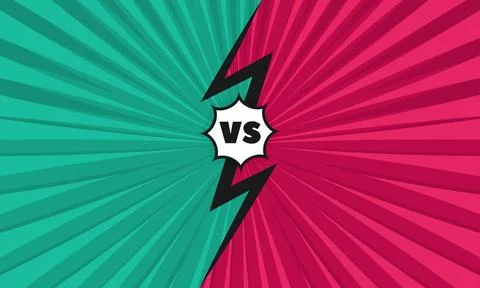 Vector green pink background in comic book style Illustrazione stock