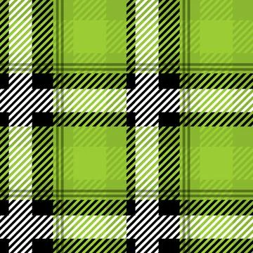 Vector Green Plaid Check Seamless Pattern in Geometric Abstract Style Can be Stock Illustration