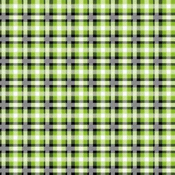 Vector Green Plaid Check Seamless Pattern in Geometric Abstract Style Can be Stock Illustration
