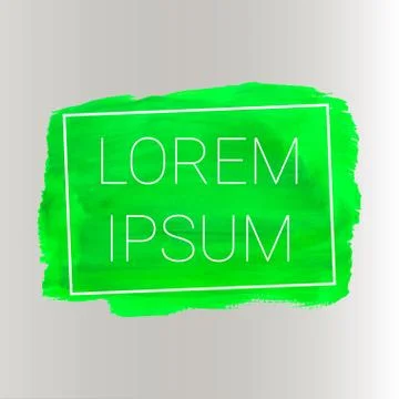 Vector green stripes drawn with markers. Elements for design and background Illustrazione stock
