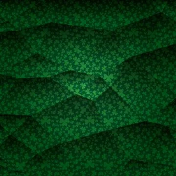 Vector green summer or spring seamless background Illustrazione stock