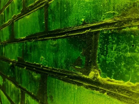 Vector green yellow grunge background, gradient dark texture Illustrazione stock