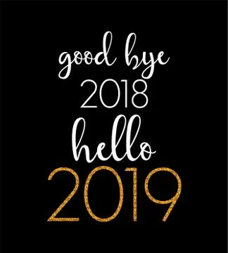 Vector greeting card hand lettering calligraphy isolated on black background Stock Illustration