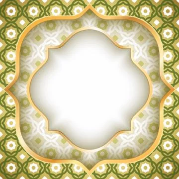 Vector greeting card for Ramadan. Stock Illustration
