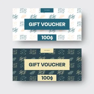 Vector greeting card template with small abstract elements, with a plate in t Stock Illustration