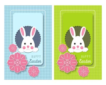Vector greeting cards for the Easter holiday Stock Illustration