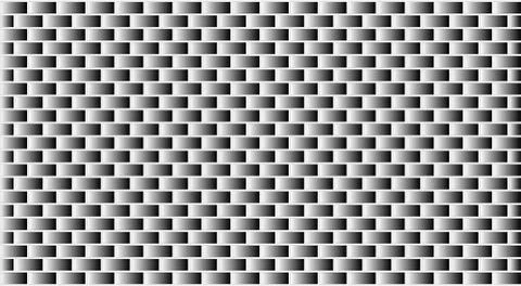 Vector grey and black brick wall Stock Illustration