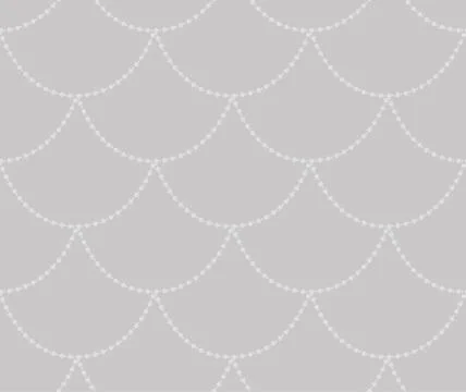 Vector Grey Decorative Seamless Pattern Stock Illustration