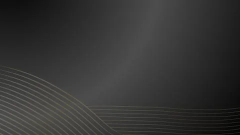 Vector grey luxury background for web. Golden waves on a gradient background イラスト素材