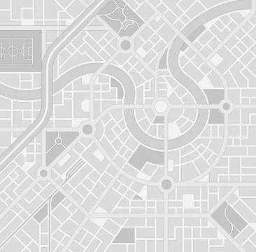 Vector Greyscale City Map pattern イラスト素材