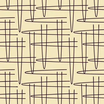 Vector grid geometrical seamless pattern. Modern minimalistic style. Ligth Stock Illustration