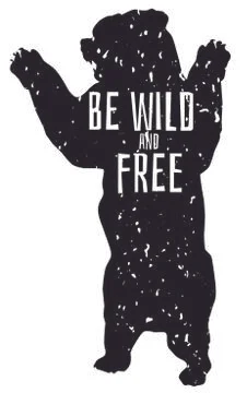 Vector grizzly bear Stock Illustration