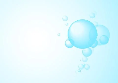 Vector : Group of bubble background Stock Illustration