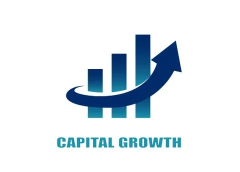 Vector of a growing up arrow increase up graph Illustrazione stock