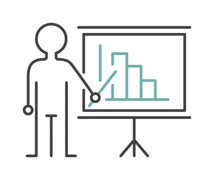 Vector growing chart graph icon business arrow progress diagram Illustrazione stock