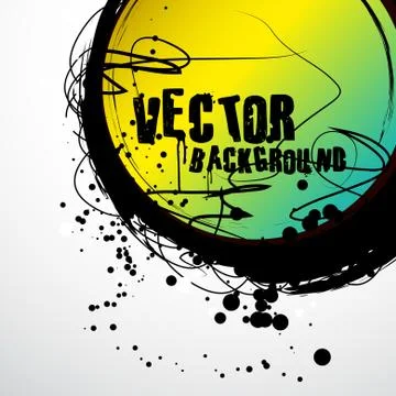 Vector grunge art Stock Illustration