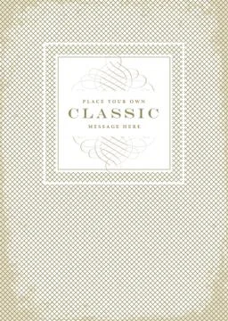 Vector grunge background and grid frame Иллюстрация