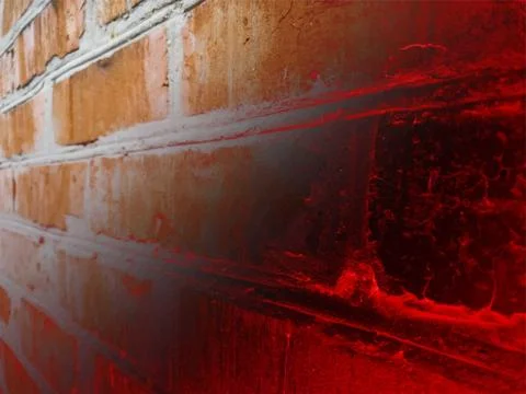Vector grunge background, dark red gradient texture of an old smoldering Stock-Illustration