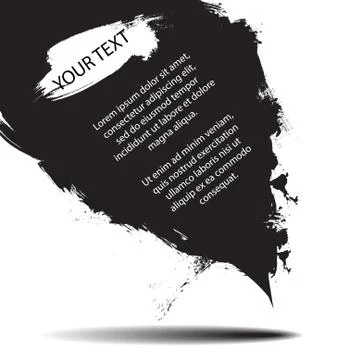 Vector : Grunge banner for text Stock Illustration