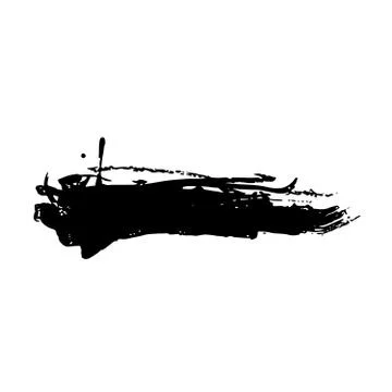 Vector grunge brush stroke ink Stock Illustration