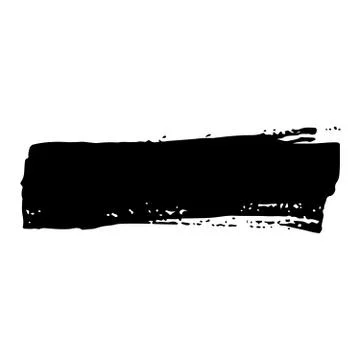Vector grunge brush stroke ink Stock Illustration