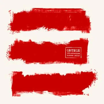 Vector grunge brushes Stock Illustration