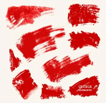 Vector grunge brushes Stock Illustration