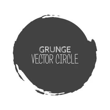 Vector Grunge Circle. Element for your Design. Rubber Stamp Texture. Distre.. Stock Illustration