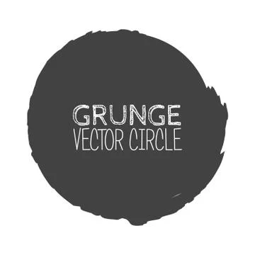 Vector Grunge Circle. Element for your Design. Rubber Stamp Texture. Distre.. 스톡 일러스트