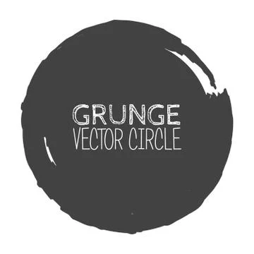 Vector Grunge Circle. Element for your Design. Rubber Stamp Texture. Distre.. Stock-Illustration