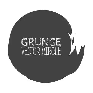 Vector Grunge Circle. Element for your Design. Rubber Stamp Texture. Distre.. 스톡 일러스트