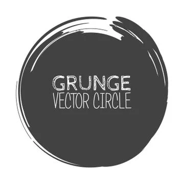Vector Grunge Circle. Element for your Design. Rubber Stamp Texture. Distre.. Stock-Illustration