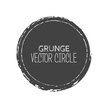 Vector Grunge Circle. Element for your Design. Rubber Stamp Texture. Distre.. Stock-Illustration