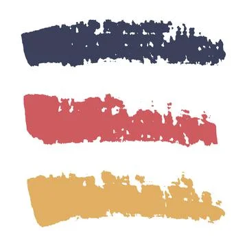 Vector grunge elements. Colored rectangle textures. Brush boxes for text and  스톡 일러스트