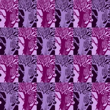 Vector grunge elements Seamless pattern Stock Illustration