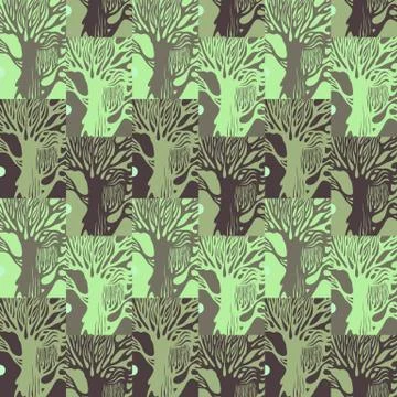Vector grunge elements Seamless pattern Stock Illustration