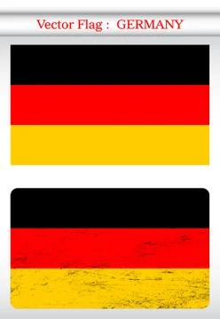 Vector grunge flag of Germany background Stock Illustration