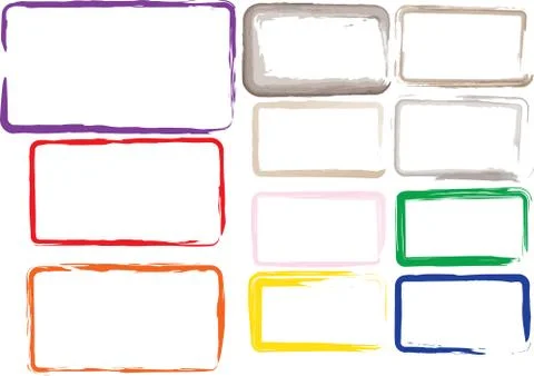 Vector grunge frame Stock Illustration