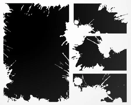 Vector grunge frame Stock Illustration