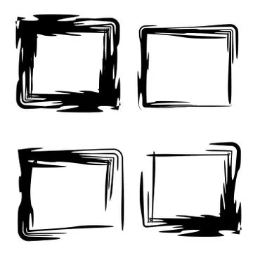 Vector grunge frames Stock Illustration