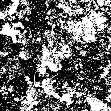 Vector grunge overlay texture. Black and white background. Abstract monochr.. Stock Illustration