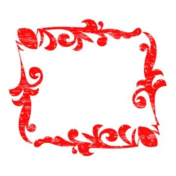 Vector grunge picture without text Stock Illustration