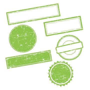 Vector grunge stamps without text Stock Illustration