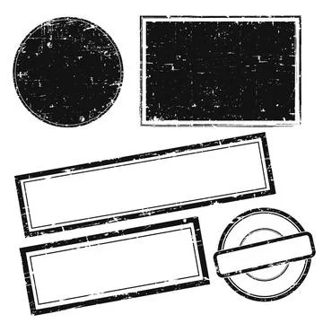 Vector grunge Stamps without text Stock Illustration
